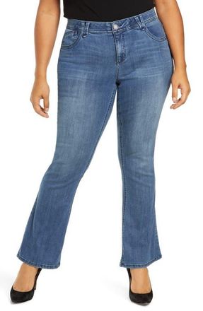 Wit & Wisdom Itty Bitty Bootcut Jeans in Bl-Blue at Nordstrom, Size 14W
