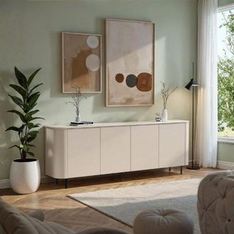 Calicosy Madia Marini 4 Ante Cashmere 230x43x85 Cm Con Apertura Push Pull
