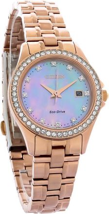 Citizen Silhouette Mother of Pearl Dial Ladies Watch EW1847-60Y