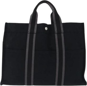 Herm&egrave;s Pre-owned Vintage Tote Bag - Dames - Vintage Shopper - Zwart - ONE Size - Vintage