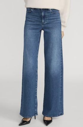 Frame Denim Le Slim Palazzo High Waist Wide Leg Jeans in Reign at Nordstrom Rack, Size 33