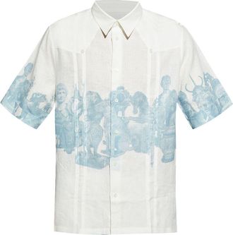 Givenchy Camicia con stampa grafica - Bianco