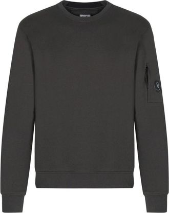 C.P. Company Diagonal Raised Lens Sweatshirt - Heren - Sweatshirts - Grijs - M - Katoen - Hoodies & sweatvesten