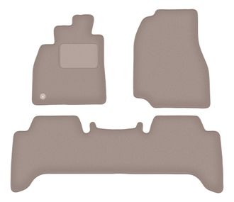 OEM Alfombrillas De Terciopelo Beige Para Toyota Land Cruiser J100 Todoterreno (1998-2007)