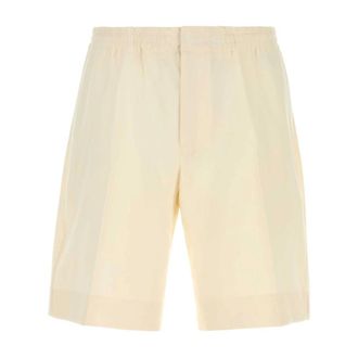 Ermenegildo Zegna Elasticated Waist Shorts - male - Zegna - Casual Shorts - Beige - XL - Shorts