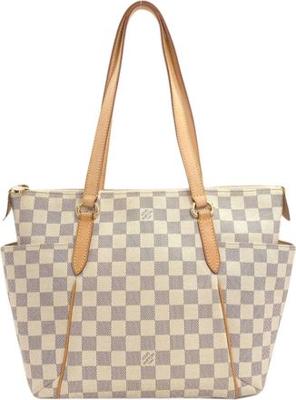 Louis Vuitton Azur Damier Canvas Damier Canvas Tote Bag (Pre-Owned)