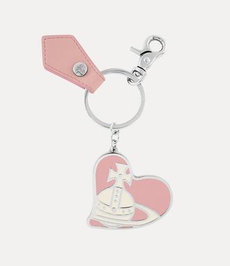 Vivienne Westwood Orb Heart Keyring Metal One Size Unisex