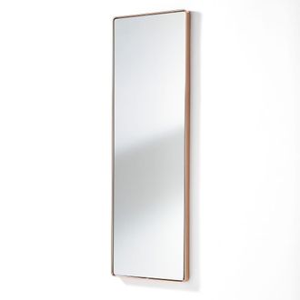Oresteluchetta Espejo de pared de acero cobre brillante 120x40x3,5 cm