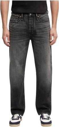 Denham the Jeanmaker Heren, Jeans, Zwart, Maat: W28 L32 Katoen