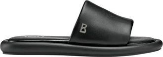 Bogner Portofino Slippers - Heren - Sandalen - Zwart - 41 EU - Leer - Schoenen