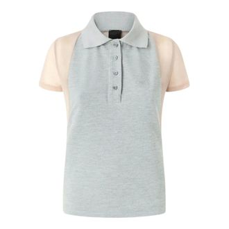 Pinko Polo Shirts, female, Gray, Size: XS Panamera Polo