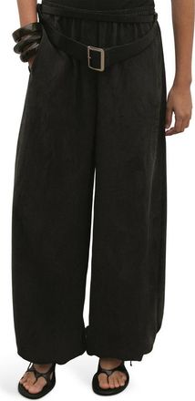 Mango Elastic Waist Balloon Pants in Black at Nordstrom, Size X-Small