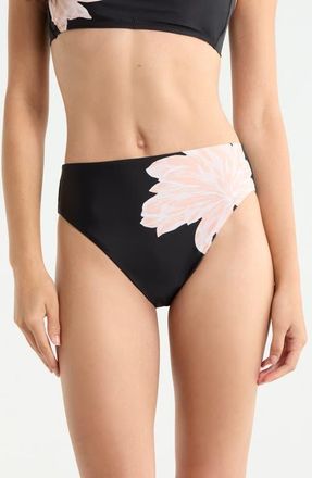 Sanctuary High Waist Bikini Bottoms in Black at Nordstrom, Size X-Large