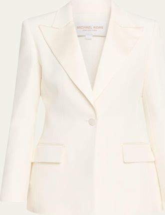 Michael Kors Single-Breasted Tuxedo Jacket