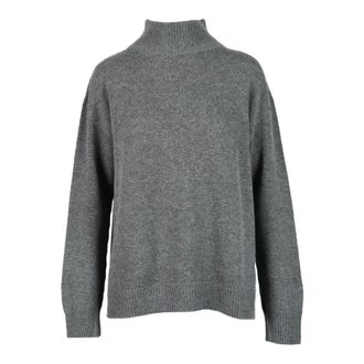Max Mara Kasjmier Gebreide Trui - Dames - Truien - Grijs - Maat: S Kasjmier