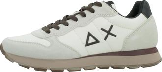 Sun 68 Tom Solid - Heren - Sneakers - Beige - 44 EU - Leer - Schoenen