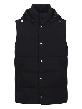 Montecore hooded padded gilet - Black