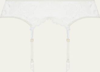 Lise Charmel Sublime Organza Embroidered Lace Suspender Belt