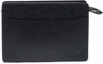 Louis Vuitton Pre-owned Womens Pochette Homme Clutch - Black - One Size
