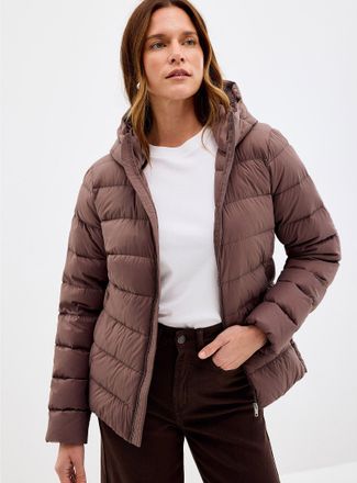 Contemporaine Womens Reprocessed nylon cropped jacket