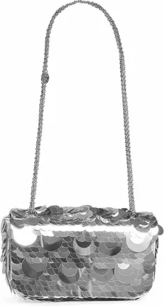 Paco Rabanne Bolso Baguette Small Sparkle - Bags - Mujer - Gris - ONE SIZE