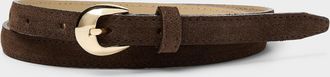Simons Womens D-buckle thin suede belt