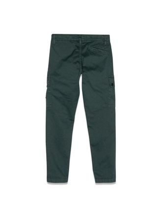 Stone Island Cotton-Elastane Regular Tapered Trousers - Gray