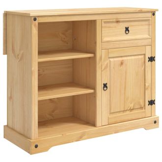 vidaXL Carro De Cocina Con Caj&oacute;n 2 Pcs Cera De Miel 112 X 70 X 91,5 Cm Vidaxl