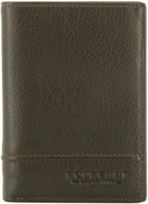 Pourchet M&eacute;tropol Portemonnee - Heren - Portefeuilles - Bruin - ONE Size - Leer - Accessoires