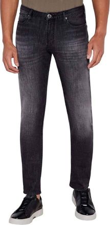 Emporio Armani Slim Fit Tapered Jeans, Waist Size 36