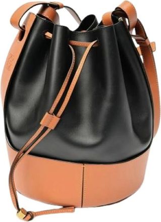 Loewe Pre-owned Bucket Bags, female, Brown, Size: ONE SIZE Pre-owned Bucket Bag