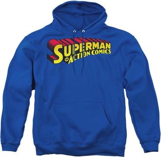 Gildan Superman Superman In Adult Pull Over Hoodie / Hooded Sweatshirt