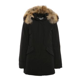 Woolrich Parkas, female, Black, Size: XS Luxury Arctic Raccoon Parka