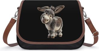 Generic Funny Donkey Fashion Womens Crossbody Bags Novelty Handbag Shoulder Bag Purse