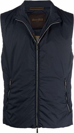 Moorer High-neck Zip-up Gilet