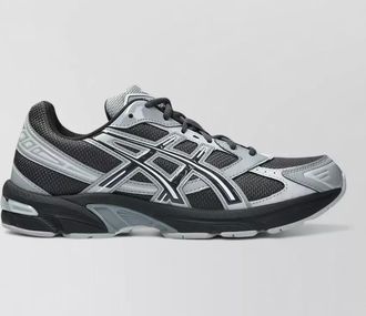 Asics synthetic leather low-top sneakers