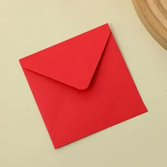 OEM Paquete De 50 Sobres Cuadrados De Colores, Dise&ntilde;o Sencillo, Sobres Multiusos, Papeler&iacute;a Creativa, Azul Real Claro, 12,5 X 12,5 Cm