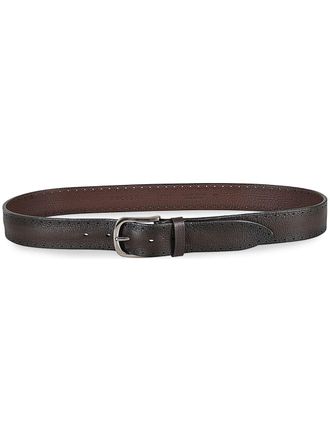 Orciani buckled leather belt - men - Calf Leather - 100 - Brown