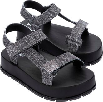 Melissa Flowing Denim Platform Shoe