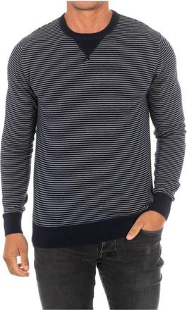 Hackett Ronde hals gekweek - Heren - Ronde hals truien - Grijs - 2XL - Katoen - Truien & Vesten