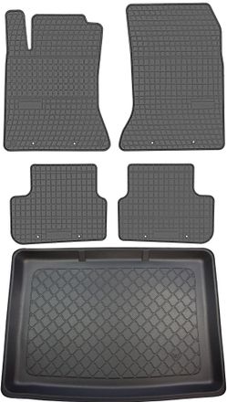 OEM Juego De Alfombrillas De Goma Para Coche Y Alfombrilla Para Maletero Para Mercedes Clase B W246 (de Octubre De 2011 A Diciembre De 2018)