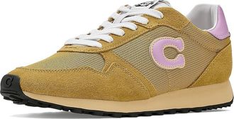 Coach Coach Retro Runner Womens Shoes Honeycomb/Orchid : 6.5 M, Leather/Suede/Textile