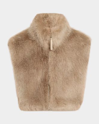 Milly Elinor Faux-Fur Vest
