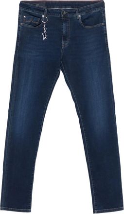 Paul & Shark Jeans met haaiensleutelhanger - Blauw