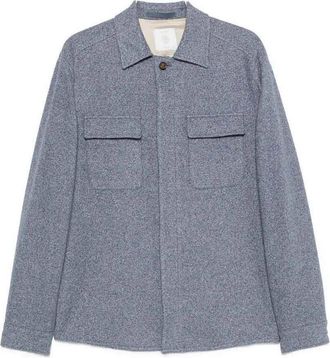 Eleventy Over Shirt Jacket Denim