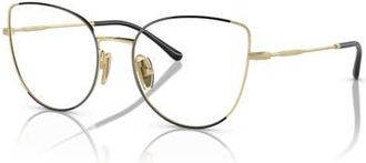 Vogue Eyewear 53mm Cat Eye optical glasses in Black at Nordstrom