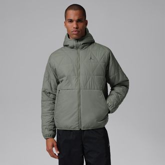 Nike Jordan Mens Jordan Sport Therma-FIT Jacket in Green | FZ3162-351