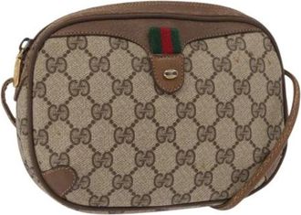 Gucci Pre-owned Vintage Cross Body Tas - Dames - Vintage Schoudertas - Beige - ONE Size - Vintage