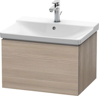 Duravit Duravit L-cube Mueble De Pared, Ancho 620mm, Profundidad 481, 1 Extra&iacute;ble, Se Ajusta A La Medida. Art&iacute;culo 233265, Color: Decoraci&oacute;n Pino Plata - Lc61