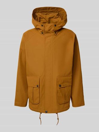 Barbour Loose Fit Parka mit abnehmbarer Kapuze in Gold, Gr&ouml;&szlig;e XXL